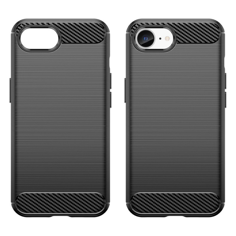 Carbon Fiber Texture TPU Cover for iPhone 16e