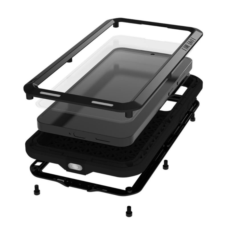 Samsung Galaxy S25 Case Panserbeskyttelse Case Shell + hærdet glas