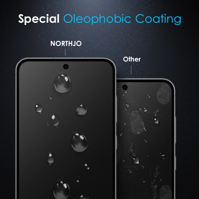 NORTHJO For Samsung Galaxy S25 Privacy Screen Protector Tempered Glass Anti-Spy