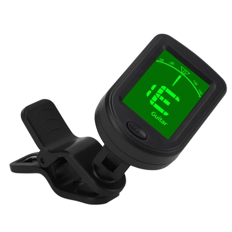 Akustisk gitartuner clip-on-tuner for tuningverktøy for strengeinstrumenter