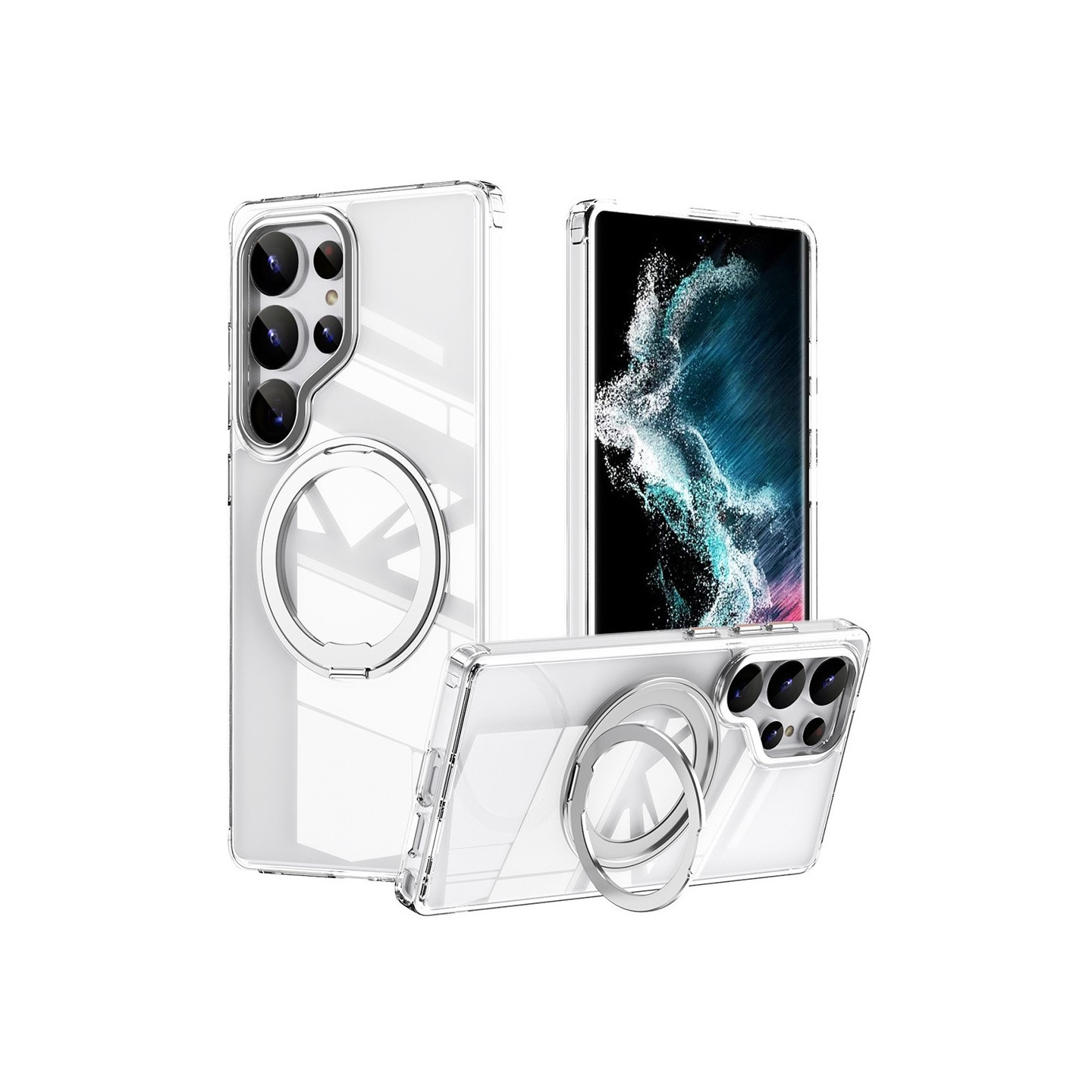 För Samsung Galaxy S25 Ultra Skal Kompatibelt med MagSafe