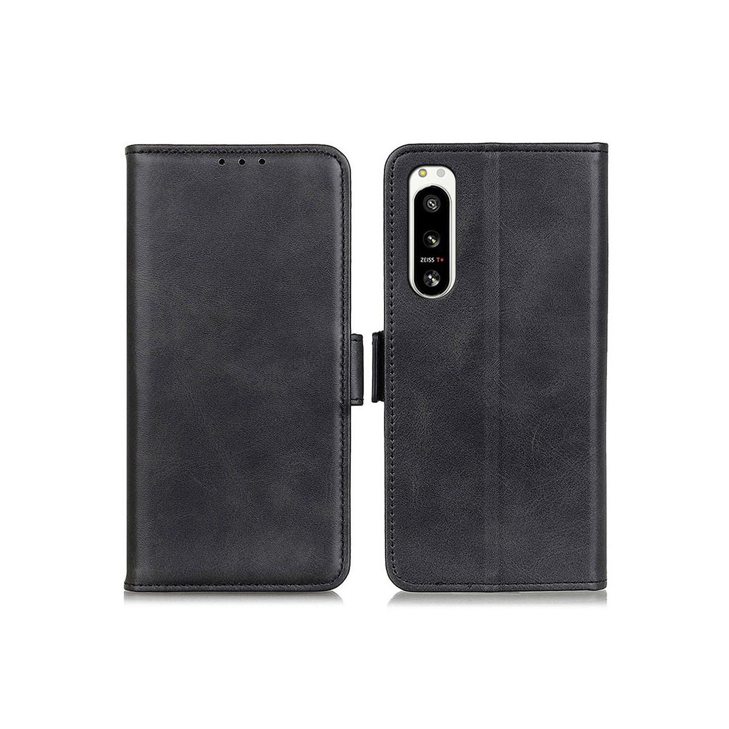 Sony Xperia 5 IV Lommebok - deksel Svart Flerspor
