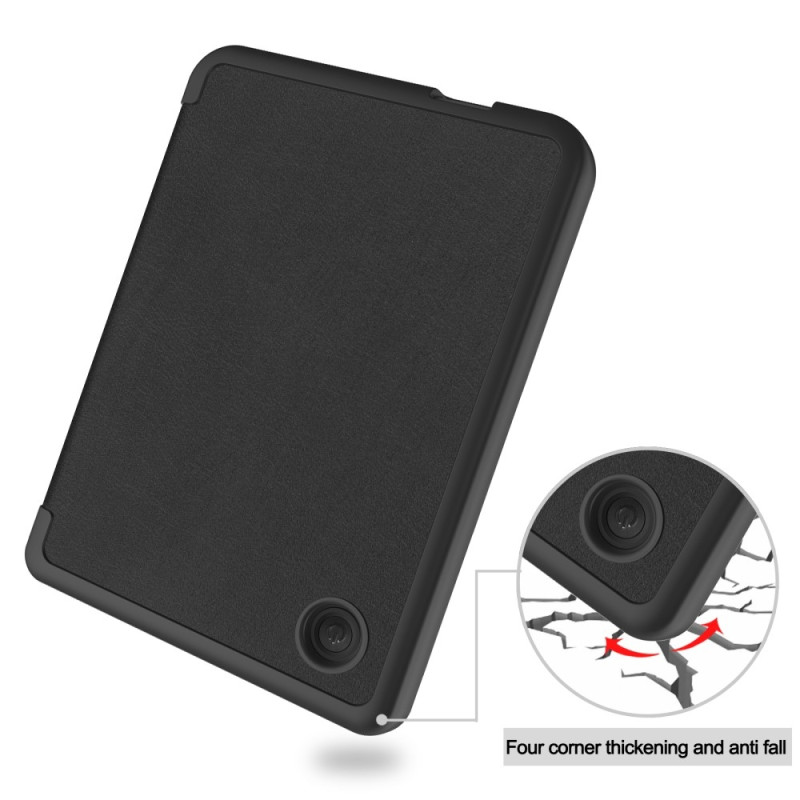 For Kobo Clara Colour / Clara BW Etui PU Læder + TPU E-Reader Cover - Sort