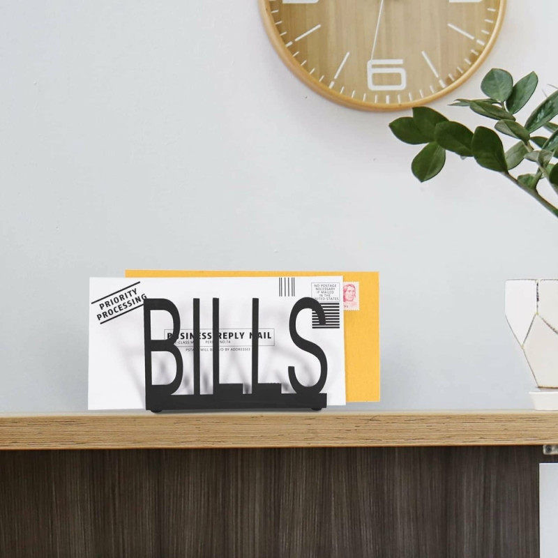 Brev Post Organiserare Metall Mail Organizer Hållare Brevsorterare Lagring