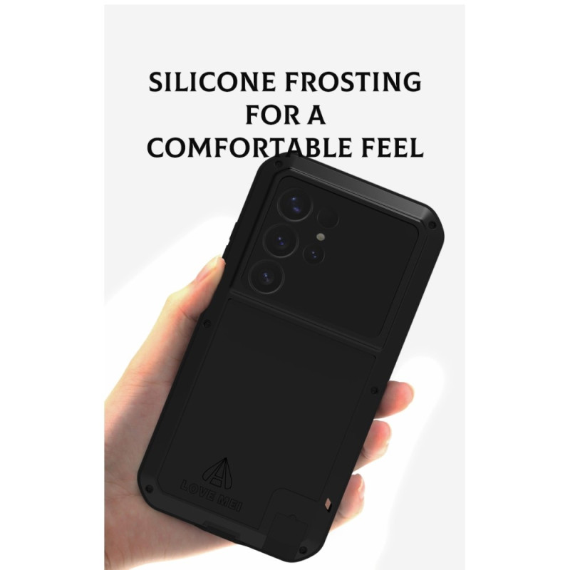 Samsung Galaxy S25 Ultra Etui Armour beskyttelsesdeksel Deksel + herdet glass