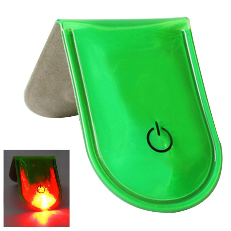 LED-lys Magnetisk Clip Sikkerhed Løb Nat Campingaktiviteter