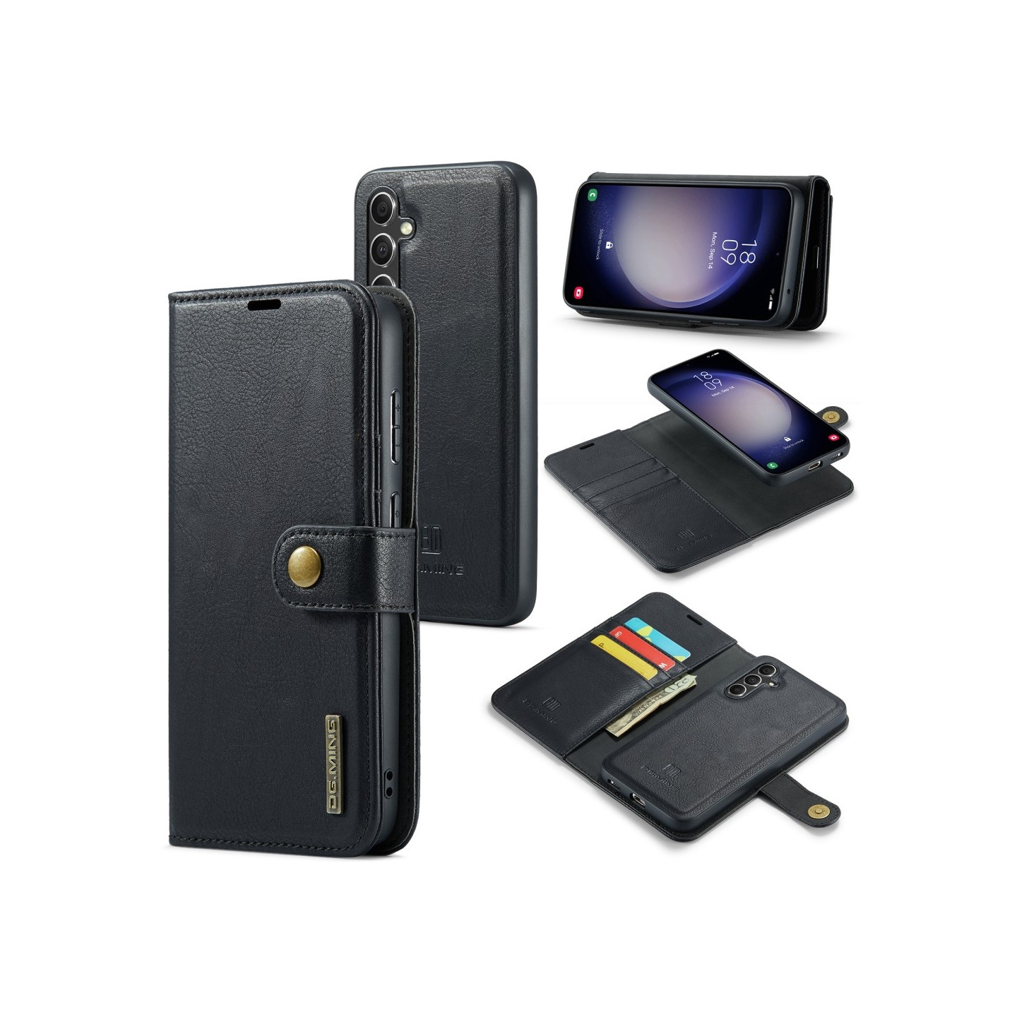 Till Samsung Galaxy A36 DG.MING 2 i 1 Plånboksfodral