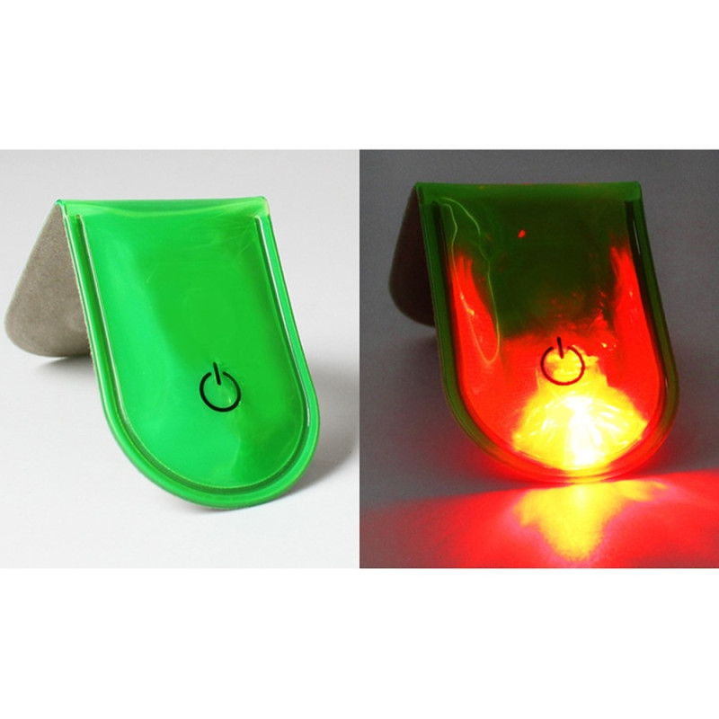 4pcs LED Light Magnetic Clips Safety Running Night Camping Activities