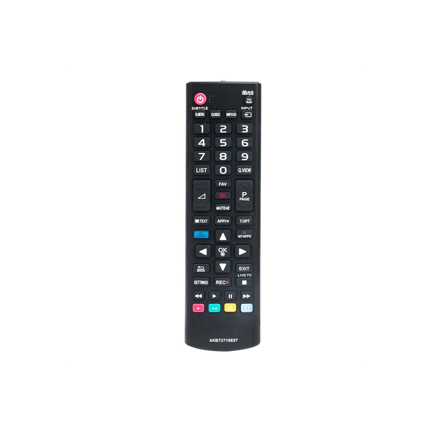 TV fjernbetjening Erstatning for AKB73715637 Til LG TV