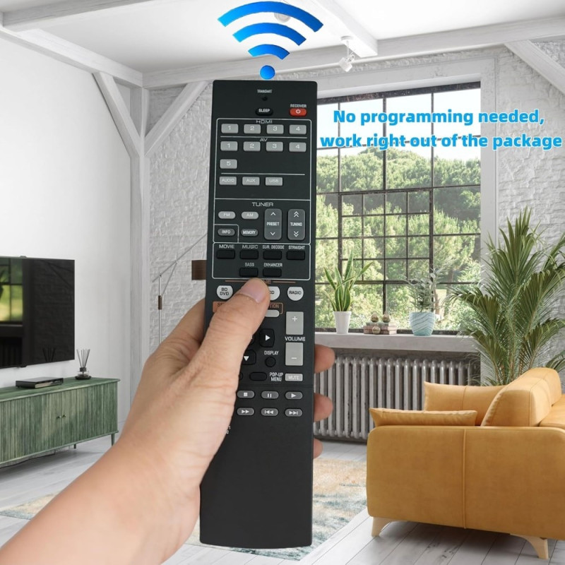 Kaukosäätimen vaihto Yamaha Audio/Video -vastaanottimelle RAV521