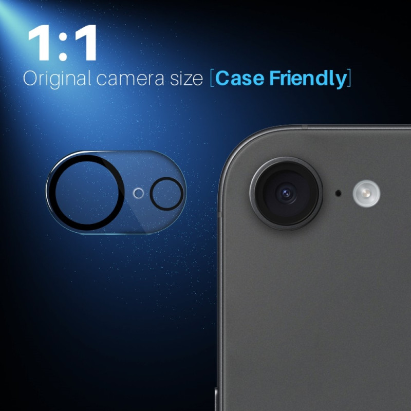 NORTHJO For iPhone 16e Tempered Glass Camera Lens