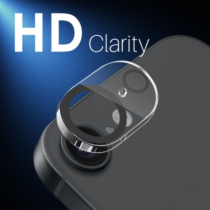 NORTHJO for iPhone 16e Herdet Glass Kameralinsebeskytter