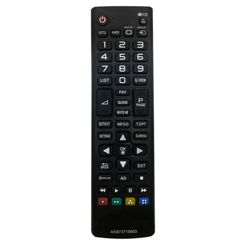 TV fjärrkontroll Ersättning för AKB73715603 För LG TV