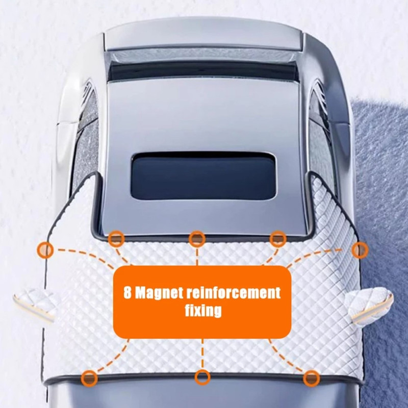 Bilbeskyttelse Frontrute Magnetisk issnø Bilfrontrutebeskyttelse Shield Frost Guard: M