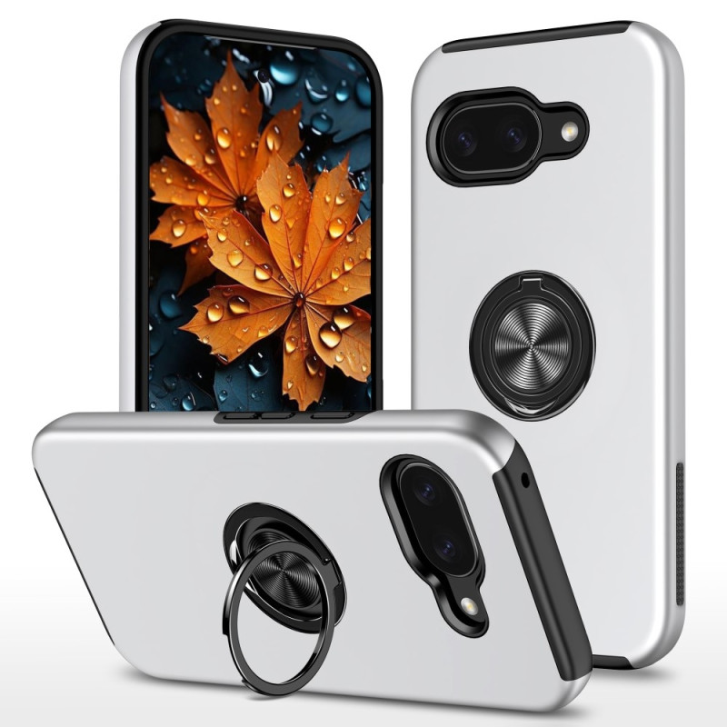 For Pixel 9A Hybrid Deksel med Fingerring