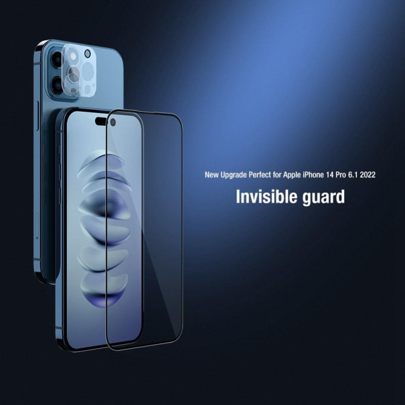 iPhone 14 Pro Max NILLKIN 2 in 1 karkaistu lasi kamerakalvolla