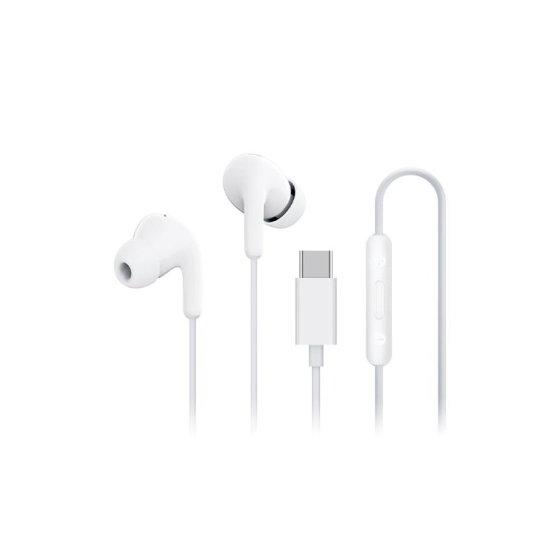 Xiaomi mi In-Ear hörlurar Headset USB-C Vit