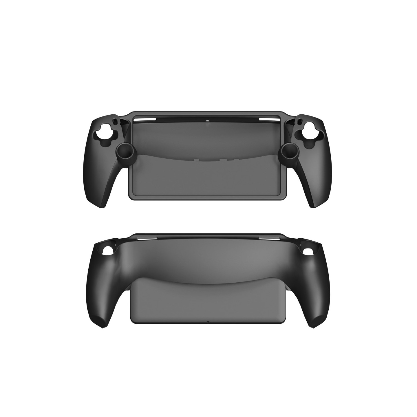 Silikon Skal Fodral för PS5 Portal Handheld Game Console Shockproof - Svart