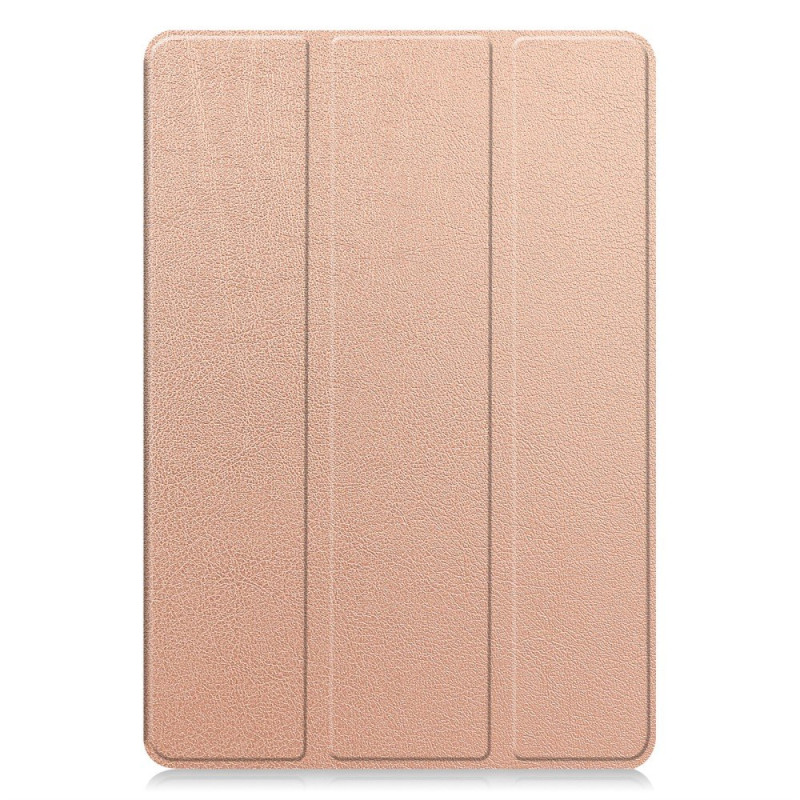 För Lenovo Idea Tab Pro Fodral Tri-Fold Stativ Skal med pennhållare - Rose Gold