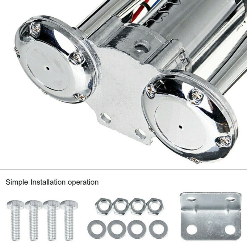 Horn Car horn 600DB Powerful sound Dual Tube car horn 12V vehicle electric horn