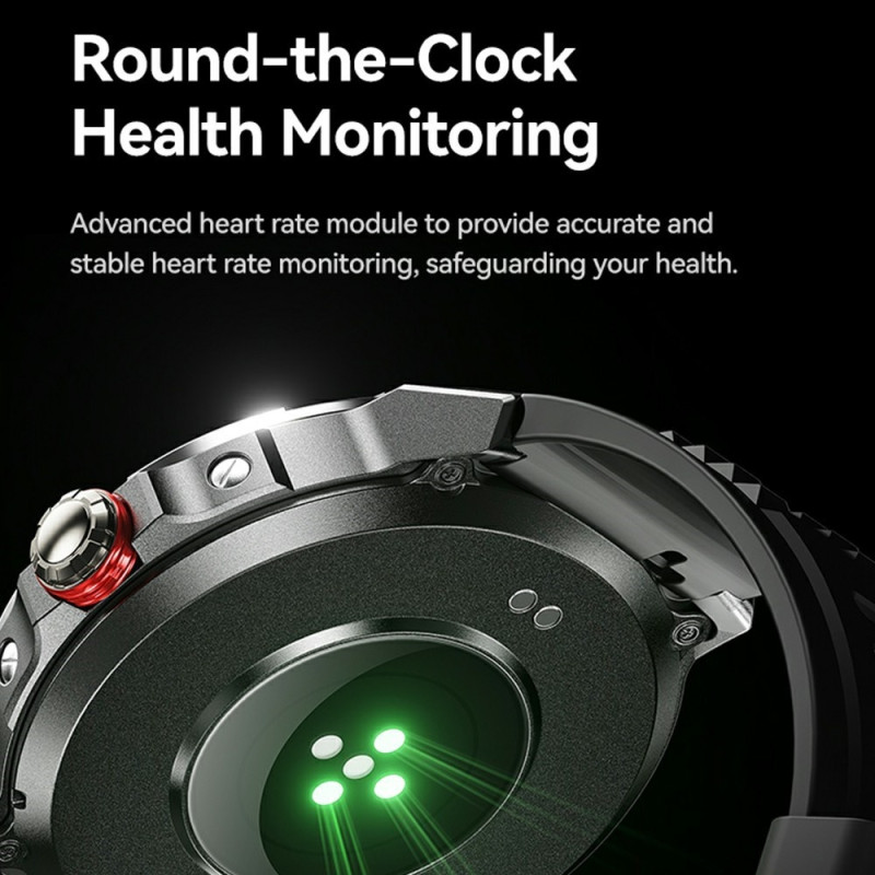 WEKOME WH-07 Smartklocka Zinklegering IP67 Vattentät Bluetooth 1,85-tums HD-skärm