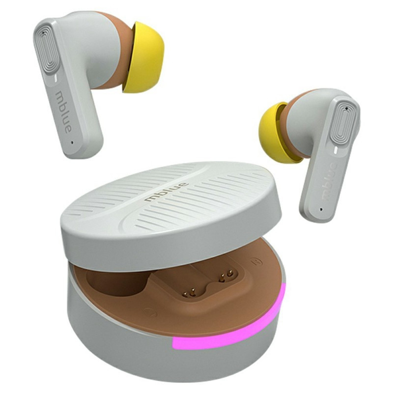 MBLUE AR03pro ANC Noise Cancellation Bluetooth 5.3 Earbuds Low Latency Gaming-hovedtelefoner - Grå