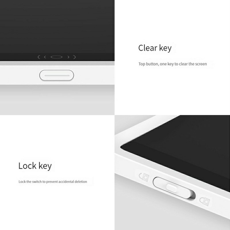 XIAOMI 13,5 Inch Colorful LCD Write Draw Pad Doodle Board Erase Notepad