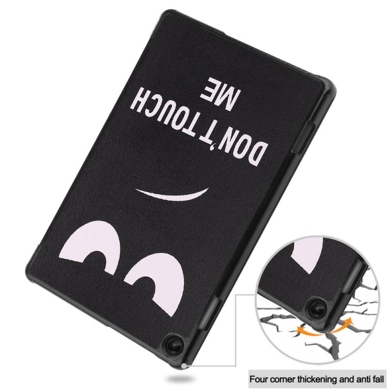For Lenovo Tab M10 (Gen 3) Trifold Stand Cover - Don't Touch Me
