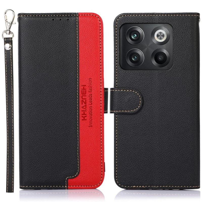 KHAZNEH Phone Cover for OnePlus 10T / Ace Pro - Black/Red