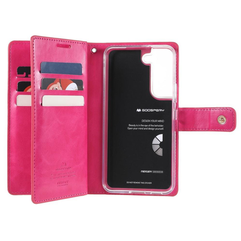 Samsung Galaxy S22+ MERCURY GOOSPERY Mansoor Wallet Case - Rose