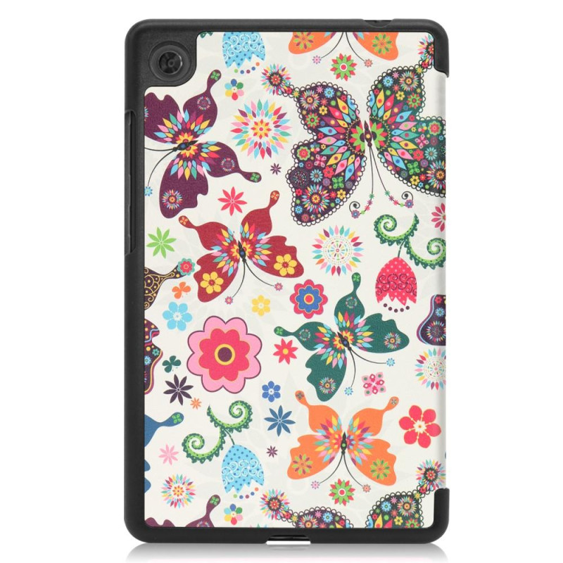 Trifoldbart cover til Lenovo Tab M7 (3rd Gen) - Sommerfugler