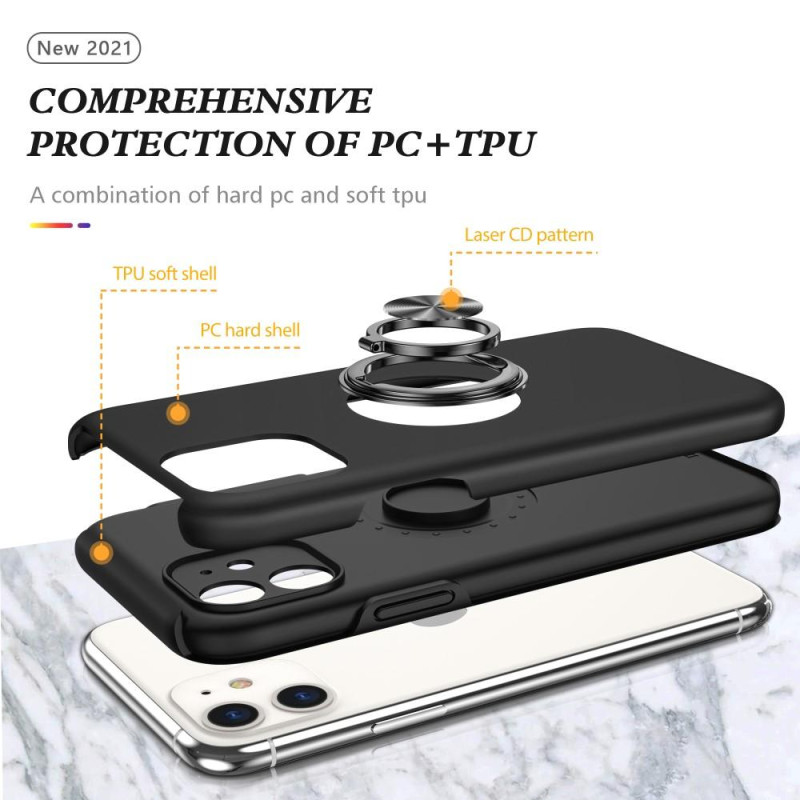 iPhone 11 Finger Ring Kickstand Hybrid Case