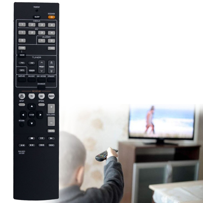 Remote Control Replacement for RAV463 For Yamaha Audio/Video Receiver