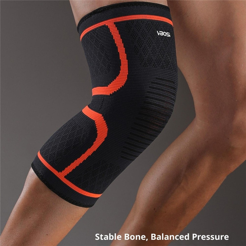 VBOSI 1 pc. M size elastic Knee support Knee brace Knee protector 30-40 cm circumference