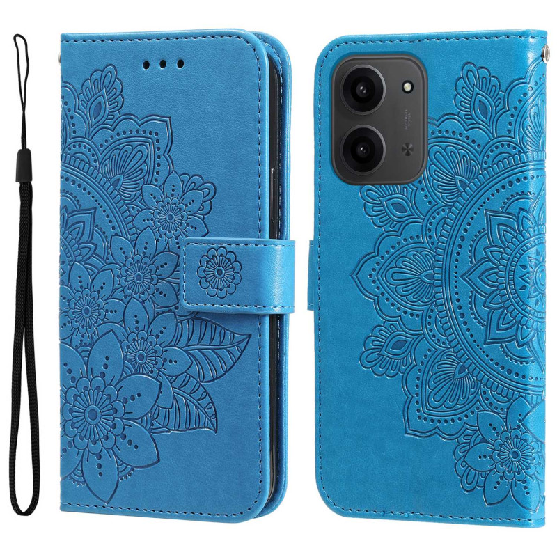 Til Xiaomi Redmi 15C Stand Cover Mandala Tegnebogsetui