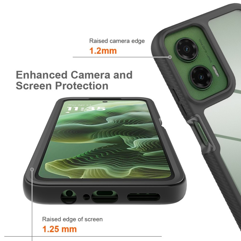 Motorola Moto G35 5G -kotelolle PC+TPU Iskunkestävä Puhelimen Takakuori