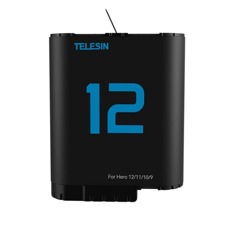 TELESIN S0-ECB-02-TGP Batteri för GoPro Hero 12 11 10 9 1720mAh Ersättning