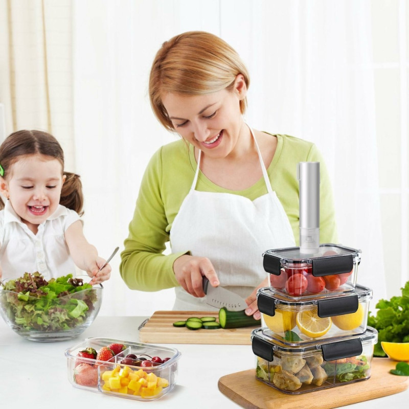 Vacuum Sealer Food Saver Machine with LED Display for Jars/Storage Bags