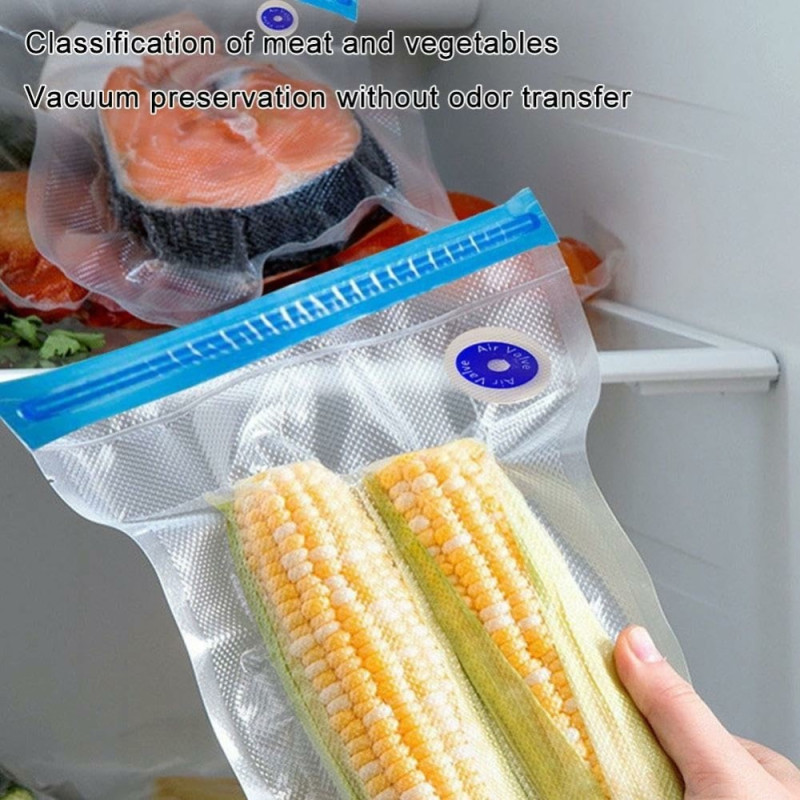 Vacuum Sealer Food Saver-maskine med LED-display til krukker/opbevaringsposer