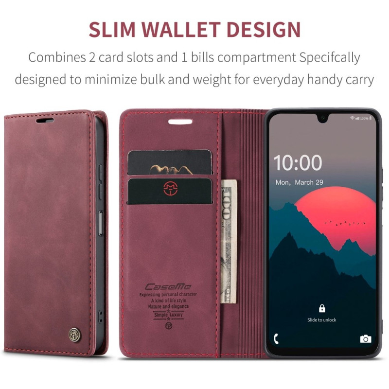 CASEME Retro Lompakkokotelo Samsung Galaxy A26