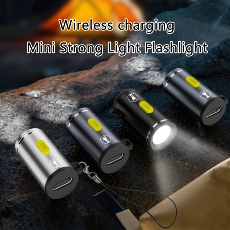 Mini Flashlight Rechargeable LED Work Light for Emergency Outdoor/Home