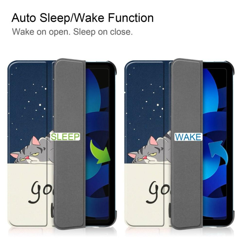 Apple iPad 10.9 2022 Trippelcover med smal passform - Katt