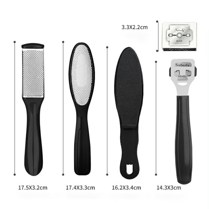 10 stk/sæt Fodpleje Pedicure Callus Dead Skin Remover Fodfil Fjernelse af hård hud