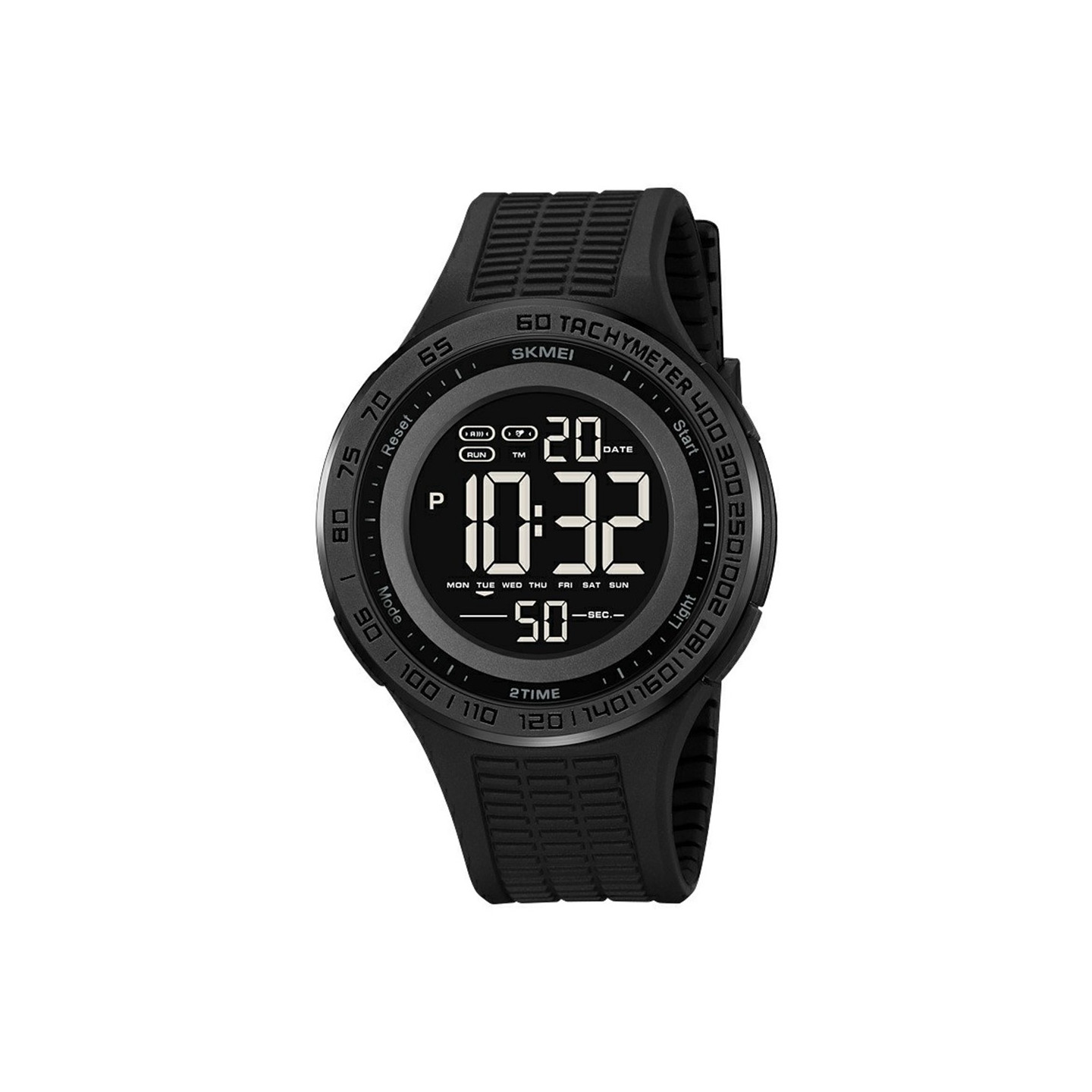 Wristwatch Wristwatch Clock SKMEI Luminous Digital Electronic - Black