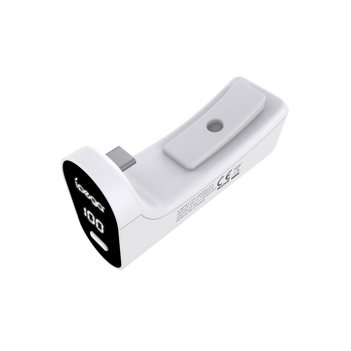 IPEGA Sony PlayStation 5 - peliohjaimelle LED - näyttö 2000 mAh ulkoinen akku