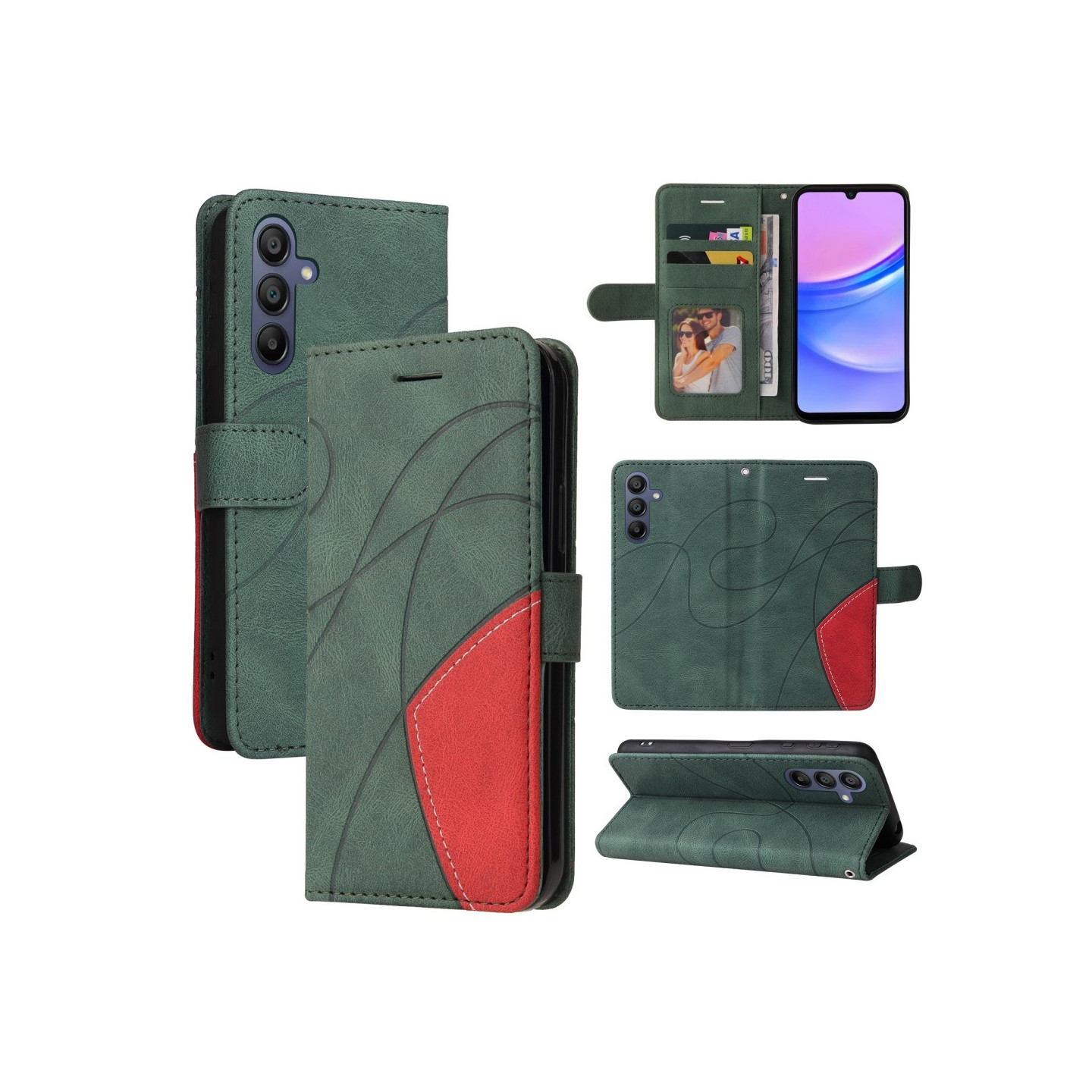 Til Samsung Galaxy A16 KT - serie - 1 dobbeltfarve