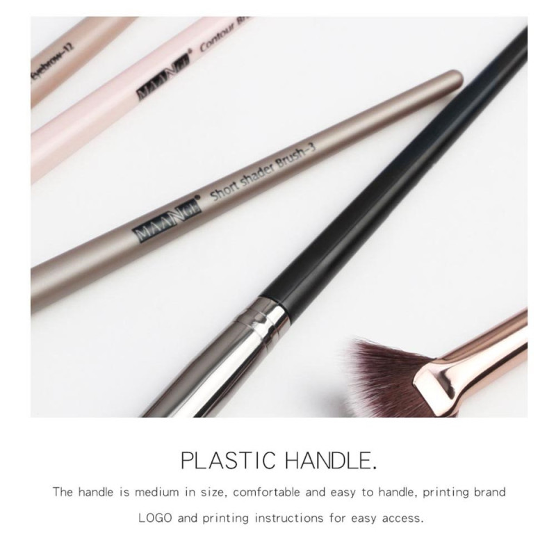 13stk øyesminkebørstesett for øyenskygge eyeliner og blanding