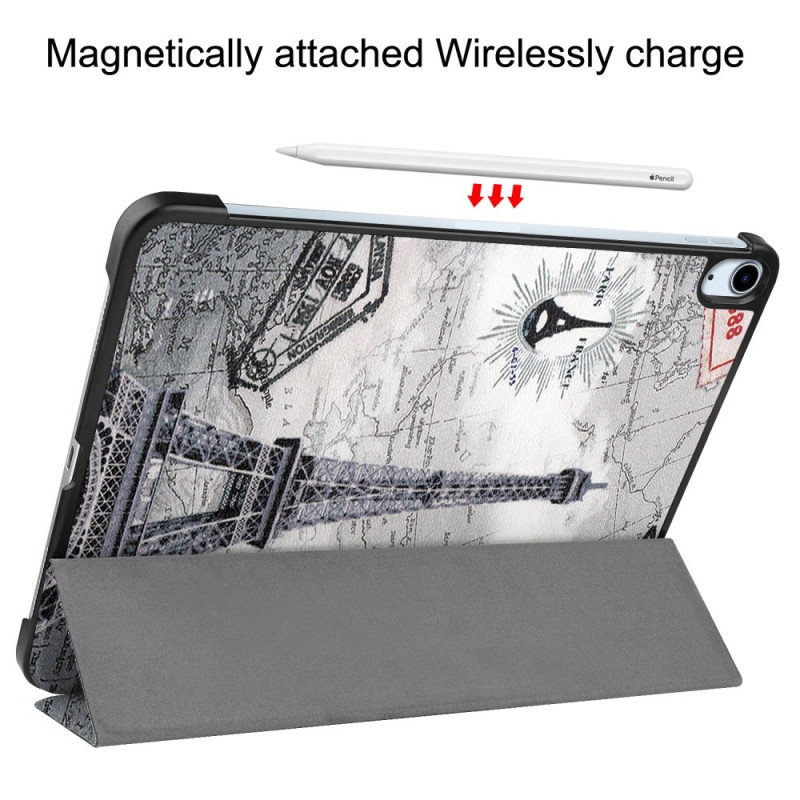 For iPad Air 11 (2024) Case Tri - fold Stand Tablet Cover - Tower
