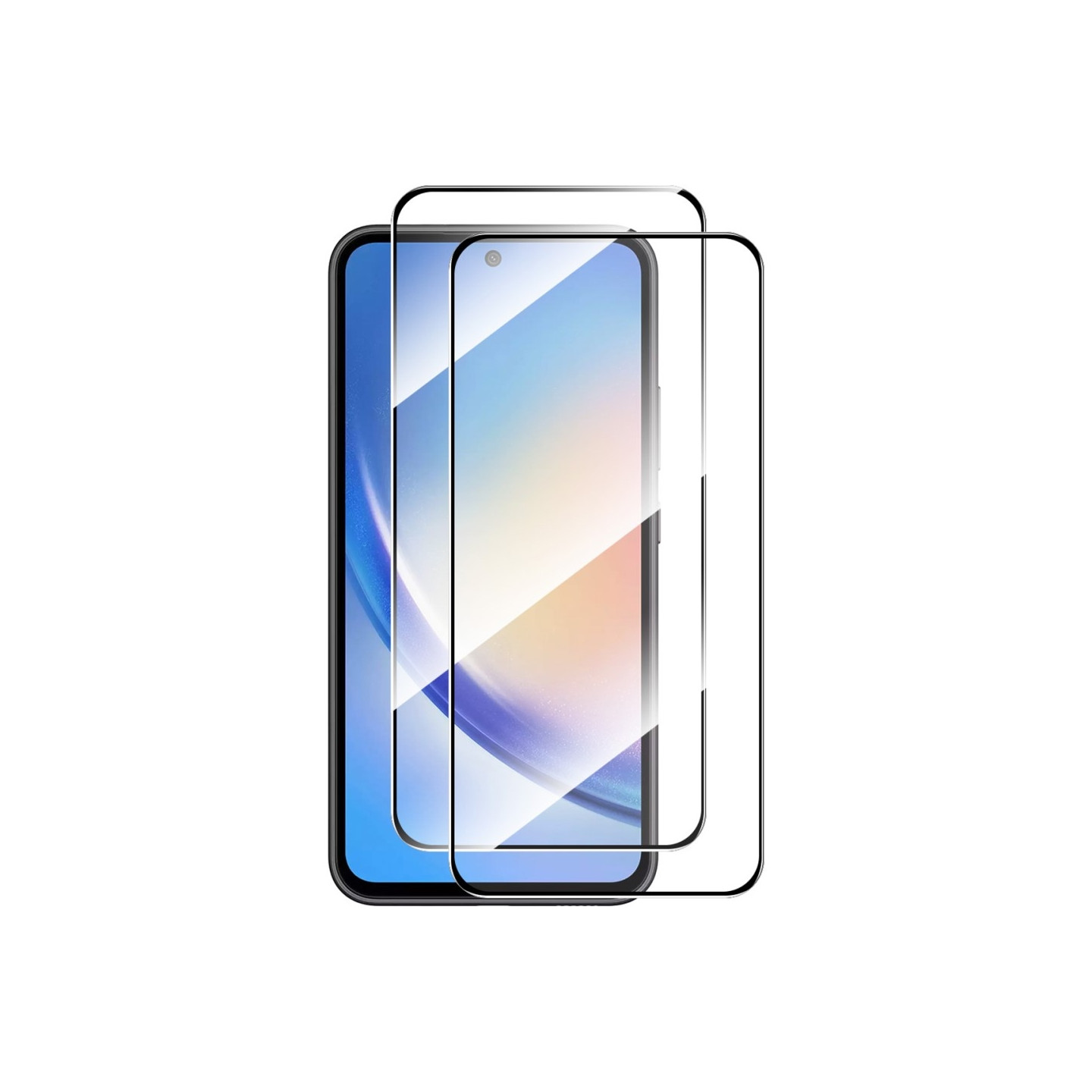 ENKAY HAT PRINCE Tempered glass for Samsung Galaxy A55 2Pcs