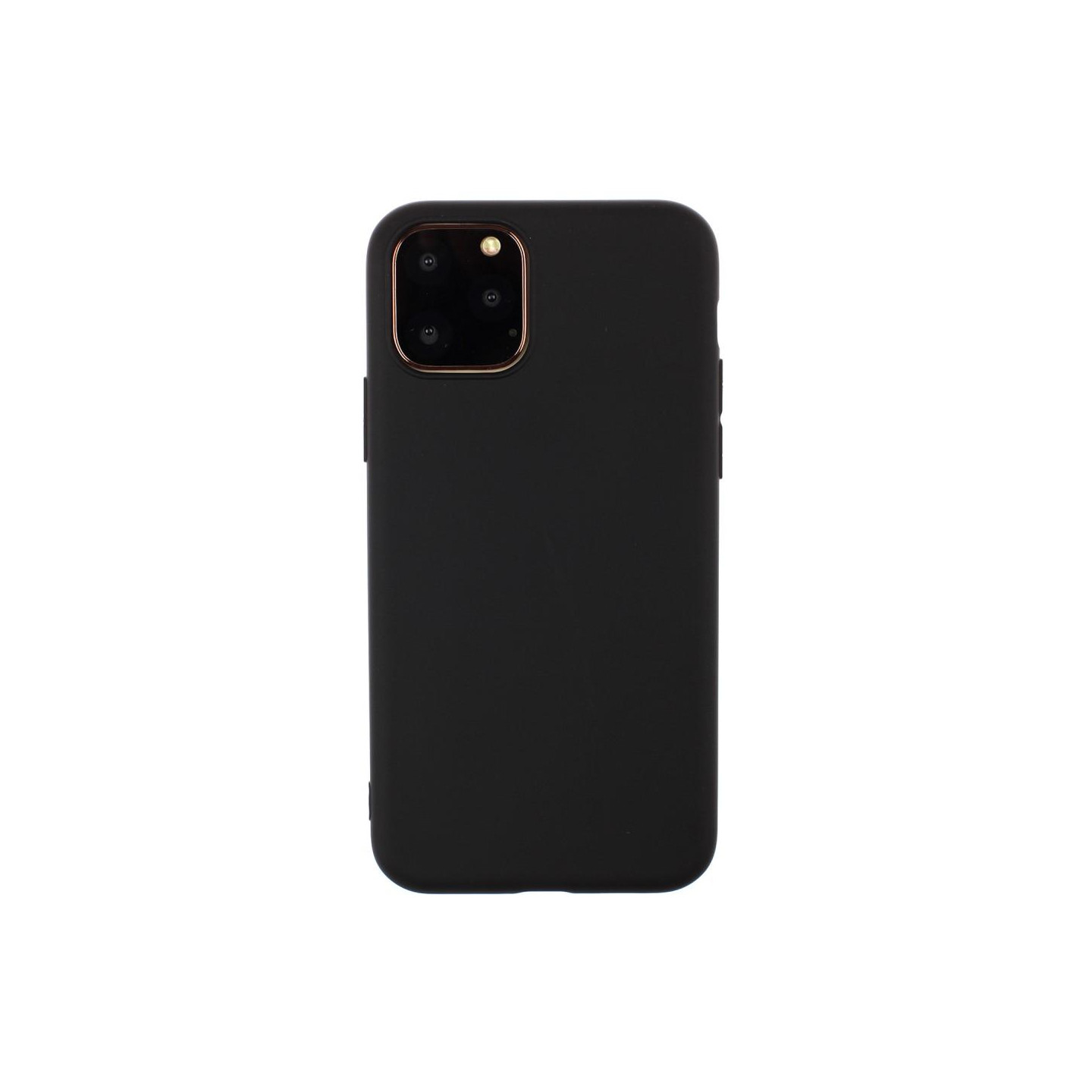 For iPhone 15 Pro Slim Fit TPU Phone Suojakuori Soft back Kansi - Musta